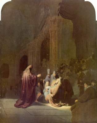 Simeon im Tempel Königliche Gemäldegalerie Mauritshuis