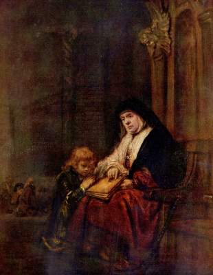 Timotheus und seine Großmutter Slg. Earl of Ellesmere