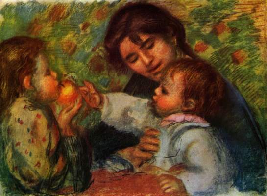 Jean Renoir und Gabrielle mit ihrem Kind Slg. Bernheim Jeune