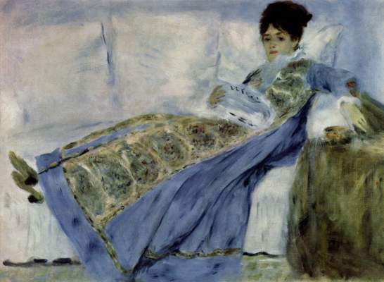 Madame Monet auf dem Sofa Slg. C. S. Gulbenkian
