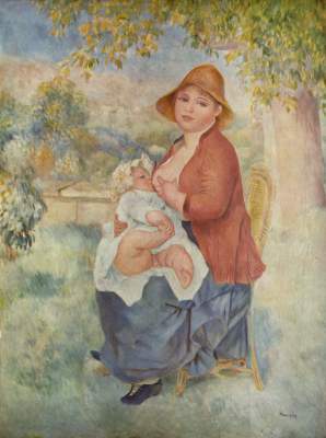 Madame Renoir und ihr Sohn Pierre Slg. Mrs. Chester Beatty
