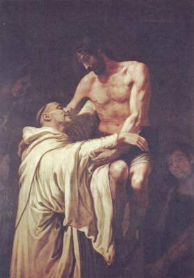 Christus und der Hl. Bernhard Museo del Prado
