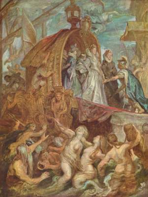 Empfang der neuvermählten Königin Maria von Medici im Hafen von Marseille Alte Pinakothek