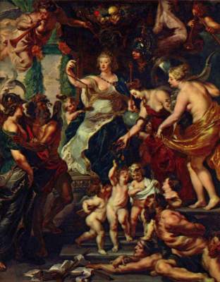 Glückliche Regierung der Maria Medici (Medici-Galerie) Musée National du Louvre