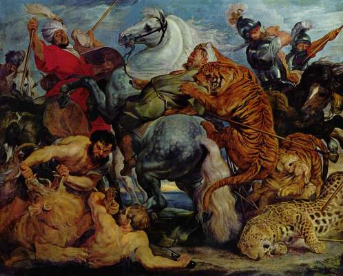 Tiger- und Löwenjagd Musée des Beaux Arts