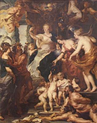 Die glückliche Regentschaft der Maria von Medici Musée National du Louvre