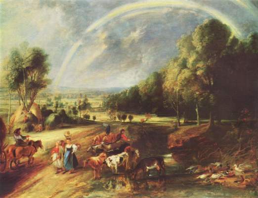 Landschaft mit dem Regenbogen Alte Pinakothek