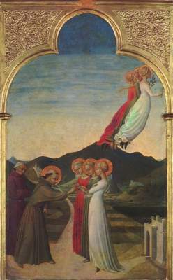 Mystische Hochzeit des Heiligen Franziskus von Assisi Musée Condé