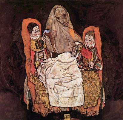 Mutter mit zwei Kindern Österreichische Galerie