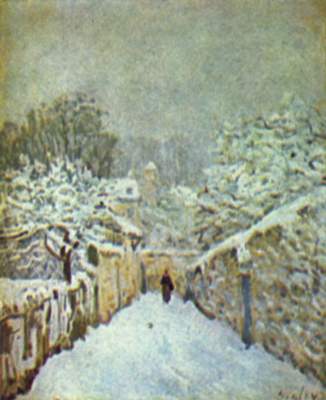 Schnee in Louveciennes Phillips Memorial Gallery