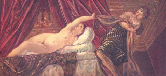 Joseph und die Frau des Potiphar Museo del Prado