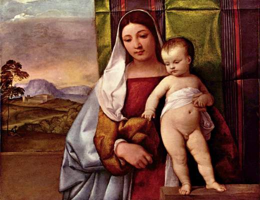 Maria mit Kind (sogen. Zigeuner-Madonna) Kunsthistorisches Museum