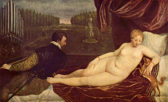 Venus und der Orgelspieler Museo del Prado
