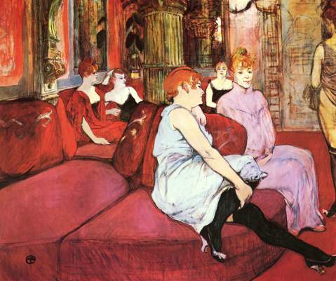 Au salon de la rue des Moulins (Im Salon der Rue des Moulins), Musée Toulouse-Lautrec