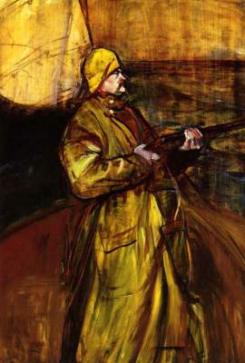 M. Maurice Joyant - En baie de Somme (Maurice Joyant in der Somme-Bucht) Musée Toulouse-Lautrec