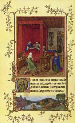 Trčs Belles Heures de Notre-Dame: Die Geburt Johannes'  des Täufers Museo Civico