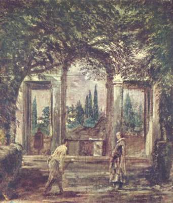 Der Garten der Villa Medicis in Rom  Museo del Prado