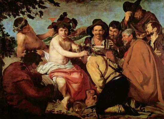 Die Trinker (Der Triumph des Bacchus) Museo del Prado