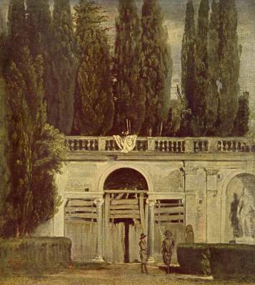Im Garten der Villa Medici in Rom Museo del Prado