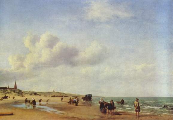 Der Strand von Scheveningen Gemäldegalerie