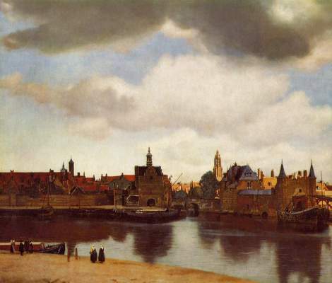 Ansicht von Delft Königliche Gemäldegalerie Mauritshuis