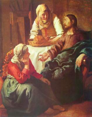 Christus bei Maria und Martha National Gallery of Scotland