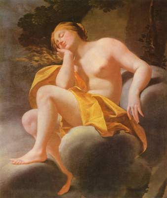 Schlafende Venus auf Wolken Museum der Bildenden Künste
