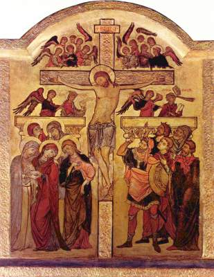 Die Kreuzigung Christi (Predella der Wiesenkirche in Soest) Gemäldegalerie