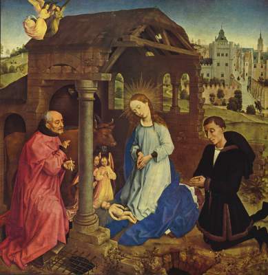 Bladelin-Altar, Mittelteil: Geburt Christi Gemäldegalerie