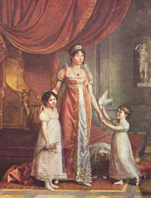 Königin Julia Bonaparte mit ihren Töchtern Galleria Nazionale di Capodimonte