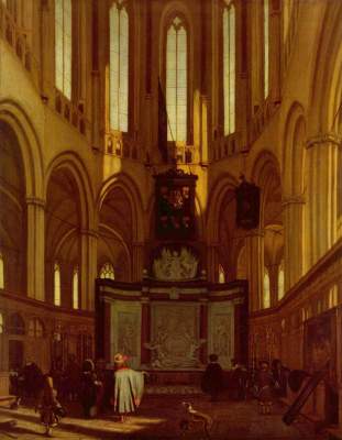 Chor der Neuen Kirche in Amsterdam Rijksmuseum