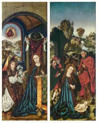 Peringsdörffer-Altar: Die Verkündigung an Maria - Die Anbetung des Kindes Friedenskirche